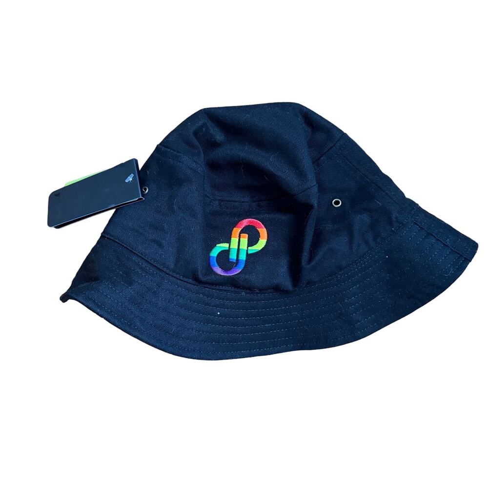 Poshmark Poshfixings Pride Logo Black Bucket Hat One Size New with tags